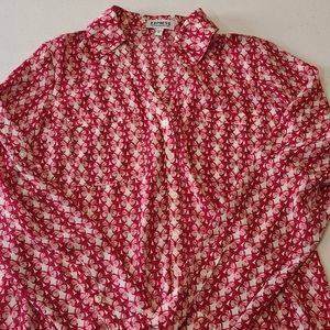 Express Portofino Shirt Red Women's Size Small